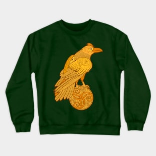 Magic gold crow Crewneck Sweatshirt